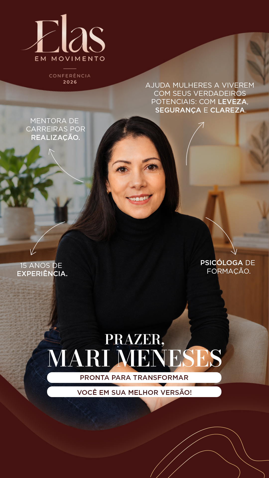Material de apresentação de Mari Meneses